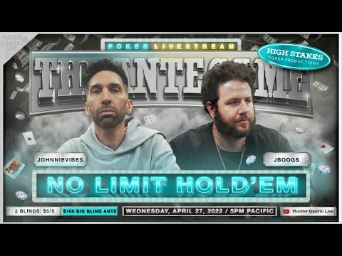 JohnnieVibes, JBoogs, Ronnie, Sammy - $5/5/100 Ante Game - Commentary by RaverPoker