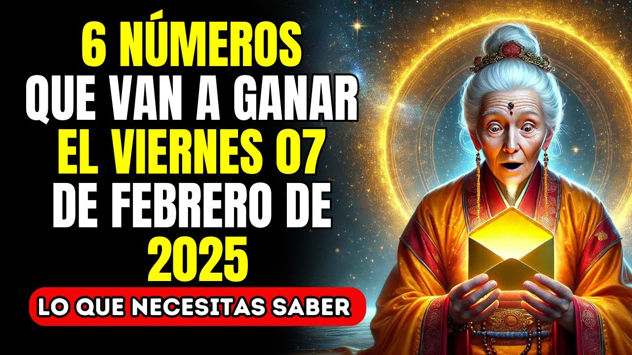 6 Números de la Suerte para ENFOCARTE y HACERTE RICO el 6 de Diciembre de 2024 | Sabiduría Budista