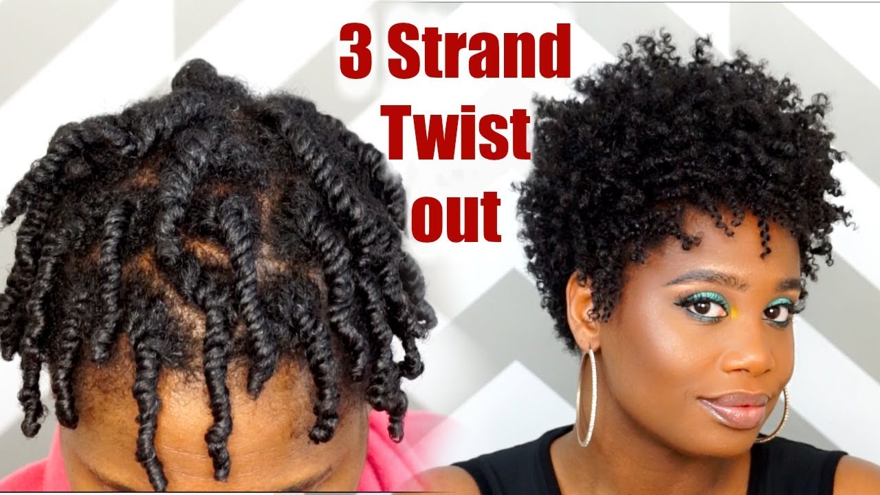 How To Do A 3 Strand Twist Out On Tapered Natural Hair Misskenk