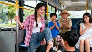 Köy kadını, kurtardığı fakir yaşlı adamın CEO dedesi olduğunu öğrenir ve ona miras bırakır.