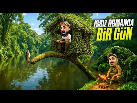 ISSIZ ORMANDA HAYATTA KALMA | GÖLÜN ÜZERİNE EV YAPTIK