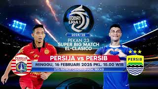 Download lagu Saksikan Pertandingan BRI Liga 1 2024/2025 Persija VS Persib - 16 Februari 2025 mp3