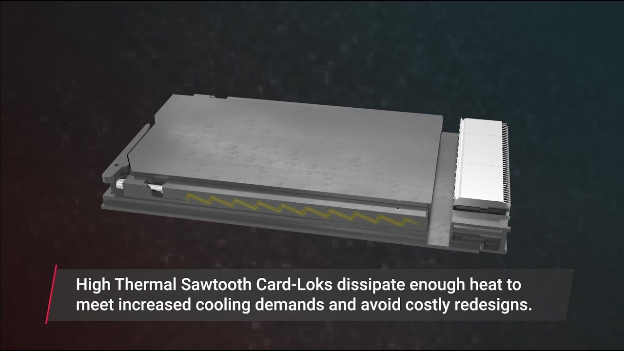 High Thermal Sawtooth Card-Loks and Integrated Conduction Cooled Assemblies by nVent SCHROFF