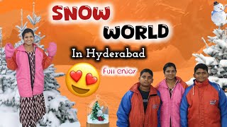 Snow world in Hyderabad ❤️#snowworld #snow #trending #hyderabad #ambcinemas #youtubevideo #vlog