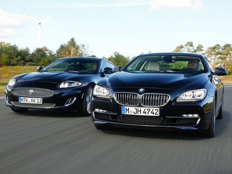 BMW 650i gegen Jaguar XK 5.0 im Test 2011 [HD]