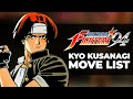 KYO KUSANAGI MOVE LIST The King Of Fighters 94 KOF94