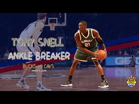 toni snell with a sick ankle breaker| Bucks Vs Cavs