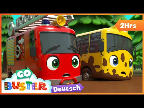 Buster geht auf ein Abenteuer | 2 Stunden der BESTEN Go Buster-Videos | Cartoons für Kinder