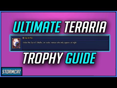 TERRARIA 1.3 ALL ACHIEVEMENTS GUIDE 2019 (PART 4) - EYE ON YOU ACHIEVMENT