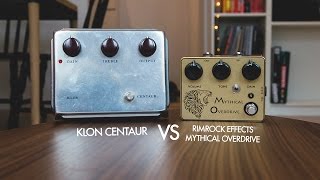 Video thumbnail for Klon Centaur VS Rimrock Effetcs Mythical Overdrive (comparison) by Living Room GD
