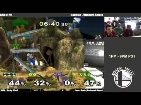BAM #21 Doubles Winners Finals NMW | Rocky (Blue) vs Power Kevin | Boulevard (Green)