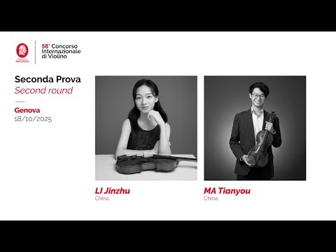 The 58th International Violin Competition “Premio Paganini” – (Second Round – session I°) 18.10.2025