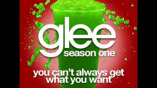 Glee - You Can&#39;t Always Get What You Want [LYRICS]