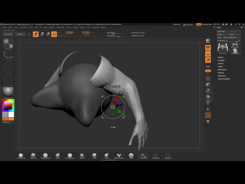 ZBrushCore - Solomon Blair - Part 2 IMM Brushes & Gizmo 3D
