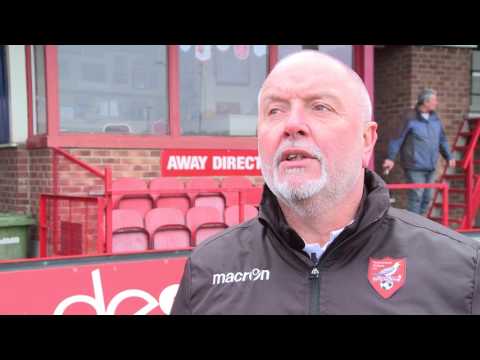 Scarborough Athletic v Kendal Town post-match interviews - 11/03/2017