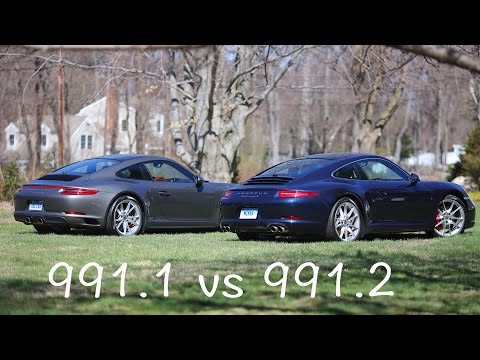 Porsche 911 991.1 vs 991.2 engine sound and performance