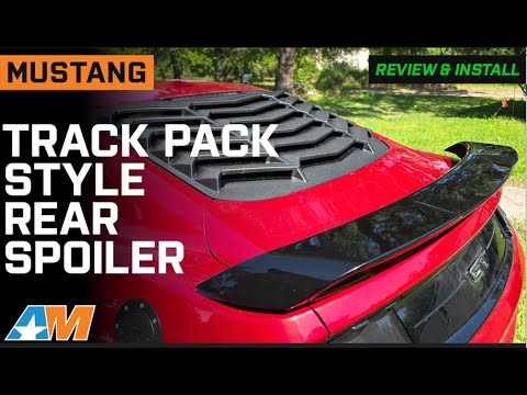 2015-2023 Mustang Track Pack Style Rear Spoiler Review & Install