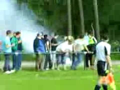 Tauscha - Grossenhainer FV (Kreispokalfinale) Pyroaktion