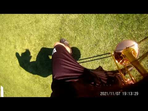 Vandegrift Band 2021 Juliet Letters -- Trombone Cam