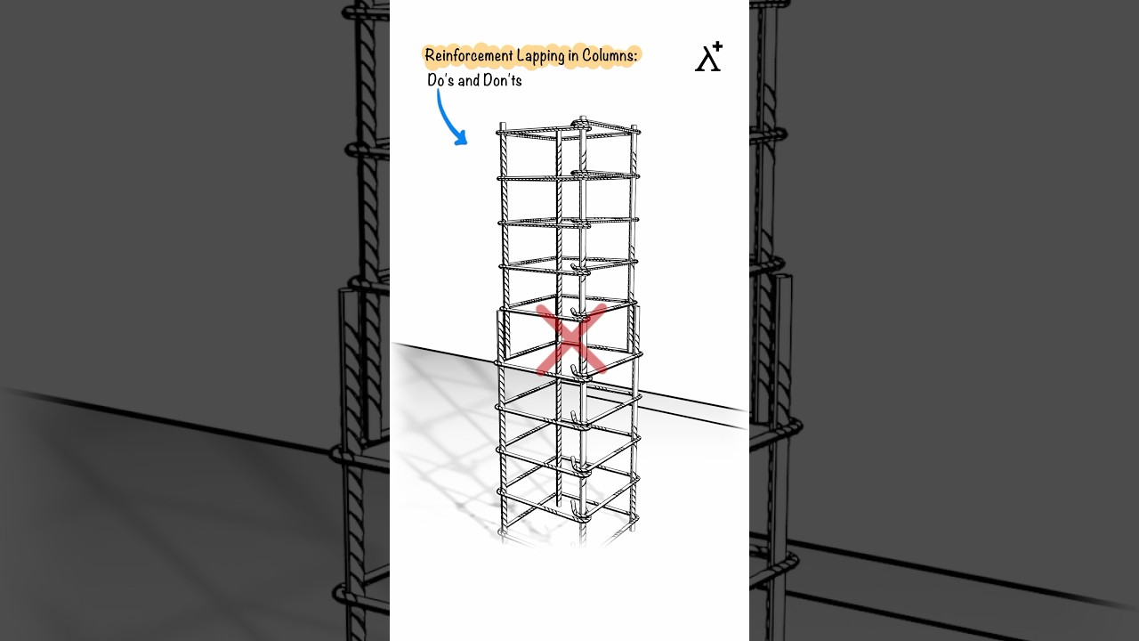 Construction Practices: Reinforcement Lapping in Columns