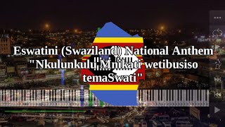 Eswatini (Swaziland) National Anthem | Nkulunkulu Mnikati wetibusiso temaSwati - Piano