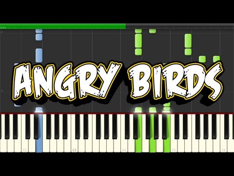 Ari Pulkkinen - Angry Birds Theme (Piano Tutorial, Synthesia)