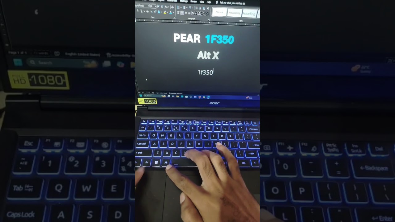 Unicode Typing Trick in 10 Seconds Pear