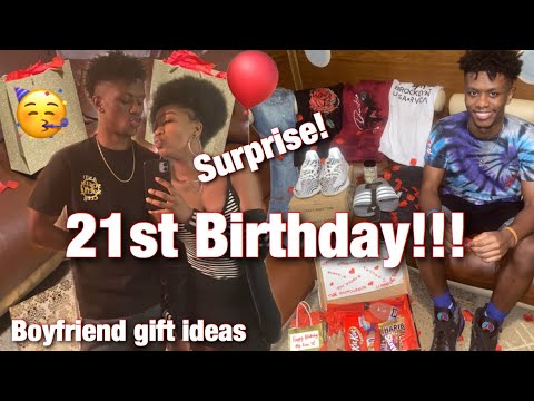 SURPRISING MY BOYFRIEND FOR HIS 21ST BIRTHDAY | QUARANTINE EDITION | GIFT IDEAS 🎁 ONYX & MAATI
