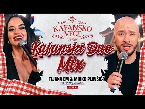 TIJANA EM & MIRKO PLAVSIC - KAFANSKI DUO MIX 93MIN | UZIVO | (ORK ACE STOJNEVA) | 2024 KAFANSKO VECE