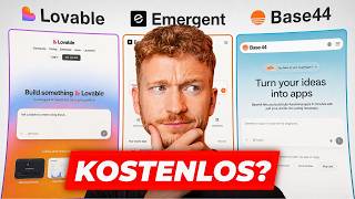 Die 3 besten kostenlosen AI App Builder (2026) – Base44 vs Lovable vs 