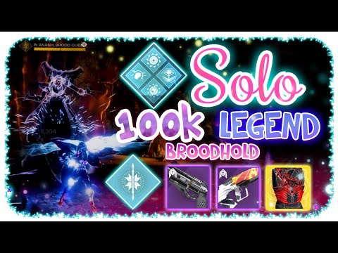 Solo 100k Ordeal Legend Nightfall Hunter - Broodhold - Destiny 2 Beyond Light - Commentary