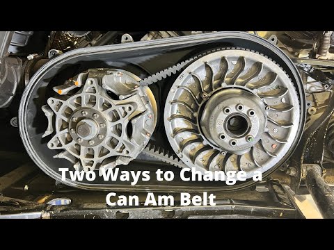 Two Ways to Change a Can Am UTV Belt Can AmX3, Maverick, Commander and Defender