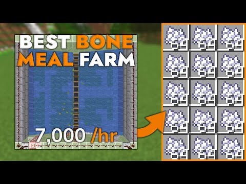 BEST BONE MEAL FARM 1.21.10 [+7,000 /hr] - MINECRAFT TUTORIAL [Design by Ilmango]