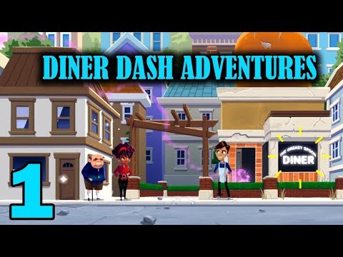 Diner DASH Adventures Walkthrough Gameplay - Part 1