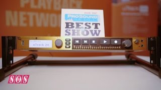 Video thumbnail for Cymatic Audio uTrack 24 - AES 2104 by Sound On Sound magazine