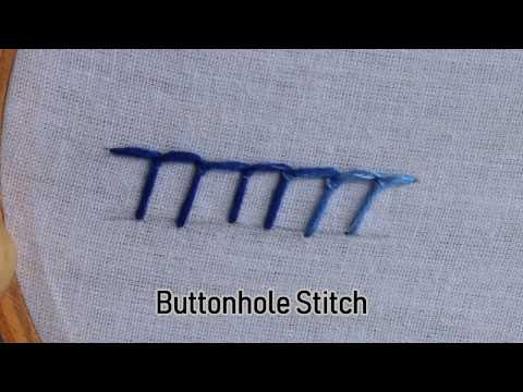 Buttonhole Stitch in Hand Embroidery Tutorial