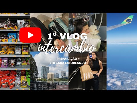1º VLOG INTERCÂMBIO | preparação + chegada em Orlando, Fl