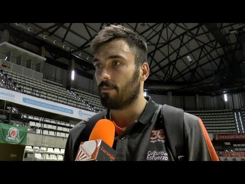 Pierre Oriola postpartido TAU Castelló - Valencia Basket