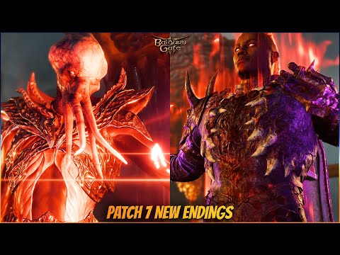 NEW EVIL ENDINGS PATCH 7 | Baldur's Gate 3 | All Options