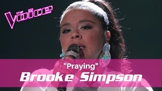 Brooke Simpson - The Voice 2017 Top 12 &quot;Praying&quot; (Lyrics)