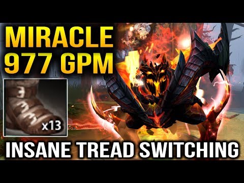 MIRACLE Shadow Fiend - 977 GPM Like Nothing with Miracle Dota 2