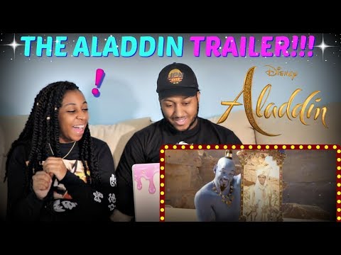 Disney's "Aladdin" Official Trailer REACTION!!!