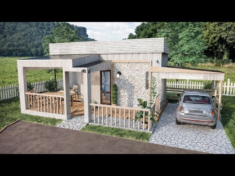 35 m² (377 Quadratfuß) modernes Tiny House 🏠 Gemütliches und cleveres kleines Zuhause