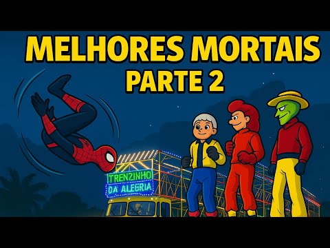 INCREDIBLE sequence of DEADLY LEAPS by the CHARACTERS from the FUN TRAIN (part 2)