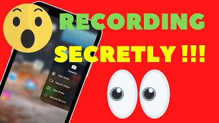 How to Secretly Record Video on iPhone!