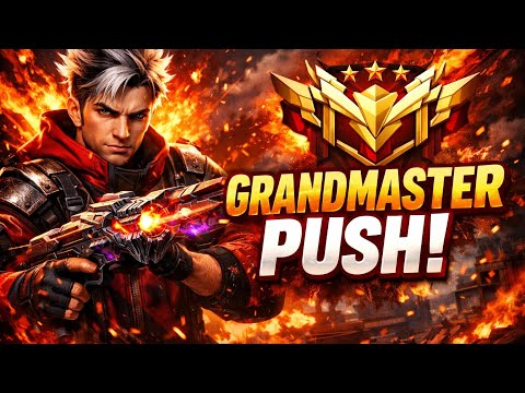 ROAD TO GRANDMASTER BEGINS 💪🔥| FREE FIRE RANK PUSH