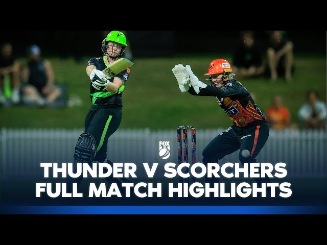 Sydney Thunder v Perth Scorchers | WBBL11 | Full Match Highlights I Fox Cricket