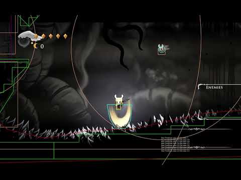 Hollow Knight - Shade Skip to Monarch Wings without Nail 1 (Glowing Womb)(SlowMo)[Proof]