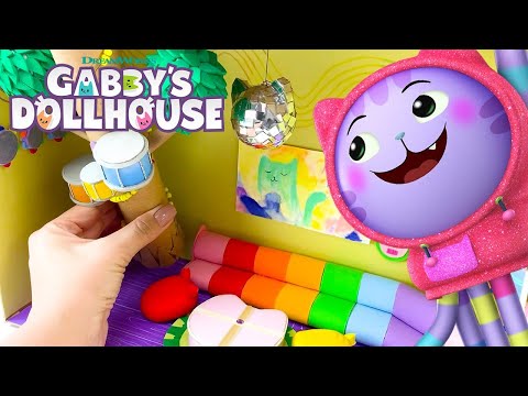 Build DJ Catnip's Music Room With Me! | GABBY'S DOLLHOUSE