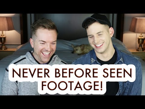 REACTING TO OUR PREGNANCY TEST REACTION - ONE YEAR LATER! (NEVER BEFORE SEEN FOOTAGE) /// McHusbands